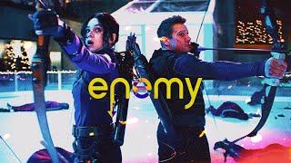 Kate Bishop & Clint Barton | HAWKEYE - ENEMY (ft. @ImagineDragons)