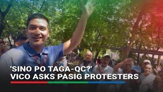 'Mga hakot'? Protesters' reaction to Vico's question confirms his suspicion | ABS-CBN News