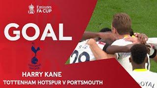 GOAL | Harry Kane | Tottenham Hotspur v Portsmouth | Third Round | Emirates FA Cup 2022-23