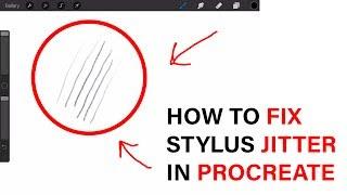 How to Fix Stylus Jitter With Procreate