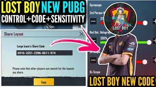 [NEW] Lost Boy New Layout Control Code And Sensitivity 2021|| PUBG MOBILE || Blazed Gaming