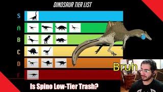 Reacting to Tierzoo's Dinosaur Tier List- A Low-Tier Tier List