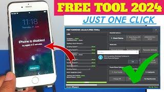 Free Tool Iphone 6/6+ disabled passcode bypass done by unlock ToolWith Sim