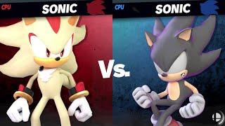 Super Shadow vs Dark Super Sonic SSBU Quickie -By Xecho88/BENN/LuXejin