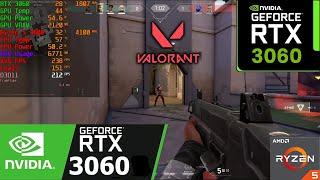 RTX 3060 Valorant FPS Test in 2025