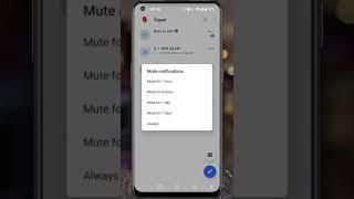 How to Mute Notifications for Specific Conversation on Signal #shorts