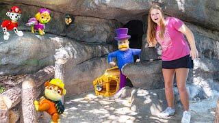 Assistant Finds Paw Patrol and Mayor Humdingers treasure in the Disney Caves