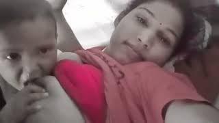 Village mom Breastfeeding 4 year baby Breastfeeding vlog videos 2024#viral #breastfeeding #indian