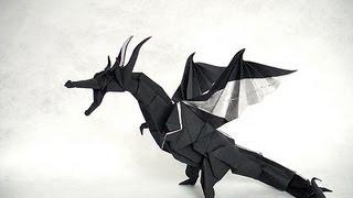 How to fold Origami Fiery Dragon 摺紙噴火飛龍教學 (Kade Chan)