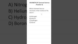 ASVAB/PiCAT General Science Practice Test Question #acetheasvab with #grammarhero