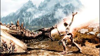 Skyrim 4 Petite Two Hand Build Takes On Dragons And Giants