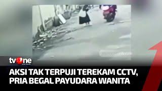 Sebuah Video CCTV Rekam Aksi Cabul Pelaku Begal Payudara di Palembang | Sidik Jari tvOne