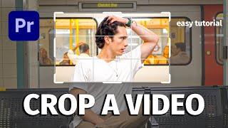 How to Crop A Video In Premiere Pro 2024 // Adobe Premiere Pro CC 2024 Tutorial
