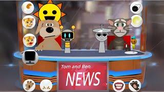 Incredibox Sprunki Interactive News Silver vs Fun Bot. Tom and Ban News