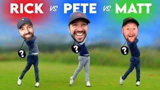 WE SWAP GOLF CLUBS! 9 Hole Special | Rick Shiels vs Matt Fryer vs Peter Finch