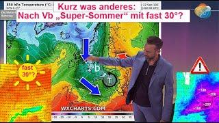 Abseits der Vb-Lage: Was kommt danach? Wirklich (Hoch)Sommer mit 25 bis fast 30°? Mittelfrist-Trend.