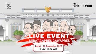 LIVE Debat Capres Cawapres 2024: Adu Gagasan Cak Imin, Gibran dan Mahfud MD