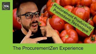 The ProcurementZen Experience - Procurement Productivity - the Pomodoro Technique