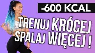 HIIT TURBO SPALANIEINTEWAŁOWY TRENING ODCHUDZAJĄCY -600 KCAL 4 X 6 MINUT + BRZUCH