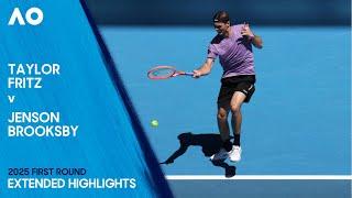 Taylor Fritz v Jenson Brooksby Extended Highlights | Australian Open 2025 First Round