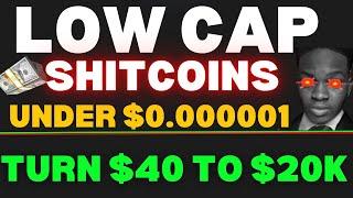 TOP 3 1000x UNBELIEVABLE INSANE Shitcoins WITH SHOCKING POTENTIALS | Shitcoins to buy - GET IN EARLY