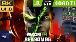 COD Warzone 2.0: RTX 4060 Ti 16GB | 1080p 1440p 4K | Max Settings | FPS PC Gaming Testing Benchmark