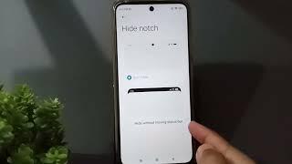 how to hide and unhide notch poco M2 pro, screen notch setting