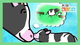 Sing Along to The 'Cow Wow' Song | Animal Songs | Songs for Kids | @PETAKids