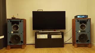 Visiting JBL friend in Copenhagen, Clapton - Rock me Baby, JBL 4343, Hifi Rose, Yamaha c5000, m5000