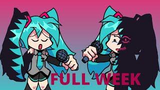 FRIDAY NIGHT FUNKIN mod Hatsune Miku vs EVIL BOYFRIEND FULL WEEK!