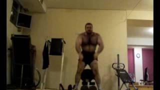 Georgian Bench presser  and  powerlifter posing