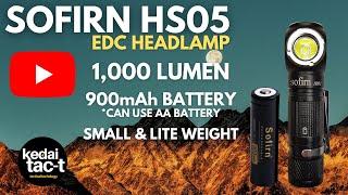 SOFIRN HS05 @ EDC HEADLAMP - (LAMPU SULUH / TORCHLIGHT / FLASHLIGHT) - MALAYSIA #KEDAITACT