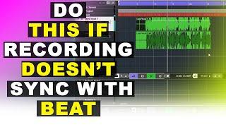 How To Fix Recording Delay / Vocals Not In Sync With The Beat | Recording Latency | Mixing in Cubase