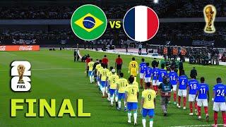 BRAZIL vs FRANCE - FINAL  | FIFA World Cup 2026 USA | Full Match All Goals | PES Gameplay