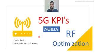 5G KPI's Name (Nokia) for RF Optimization