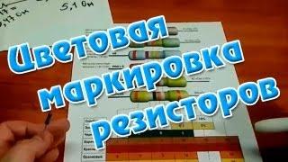 Цветовая маркировка резисторов