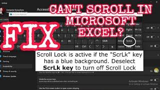 Can’t Scroll in Microsoft Excel? 5 Ways to Fix