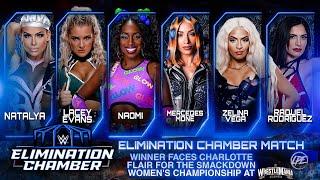 NATALYA VS NAOMI VS LACEY VS MERCEDES VS ZELINA VS RAQUEL||N.1 CONTENDER||ELIMINATION CHAMBER MATCH