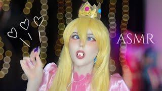 Tiny Food ASMR    Princess Peach Cosplay