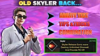 SKYLER (NEW) ABILITY // CHARACTER COMBINATION FOR CLASH SQUAD // SKYLER TIPS AND TRICKS