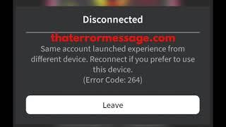 Same account launched experience from different device (Roblox)