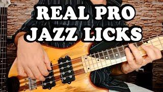 LEARN 2 GREAT JAZZ LICKS AND SOUND LIKE A PRO (Be Bop Bass Lesson)