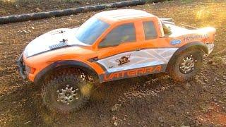 RC ADVENTURES - Vaterra Ford Raptor SVT 4x4 Pre Runner Radio Control Truck with AVC Technology