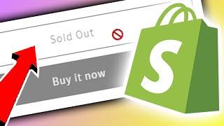 Fixing the Unclickable Sold Out Button on Your Shopify Product Page | Shopify Beginner's Tutorial...