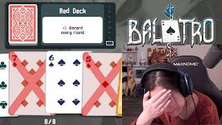 Balatro is Popping Off! Let's Play it FOR REAL Now - Red deck | Hafu