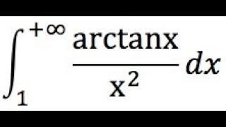 Integral of arctanx/x^2