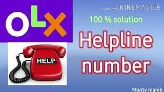 Olx helpline number with 100% solution of unbanned account direct company number