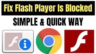 How To Run Adobe Flash Player On Google Chrome | Adobe Flash Player Not Supported / Blocked (Fixed)