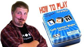 How to play Left Center Right (LCR): Dice games