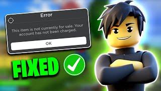 How To Fix Your Account Has Not Been Charged (ROBLOX)